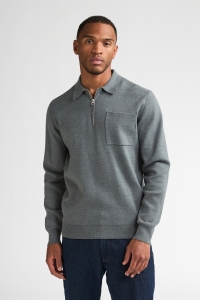 Petrol Industries Men Knitwear Polo steel green