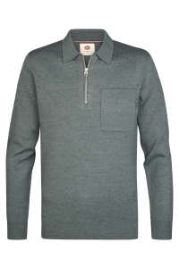 Petrol Industries Men Knitwear Polo steel green