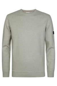 Petrol Industries Men Knitwear Round Neck Basic ice grey