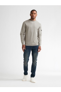 Petrol Industries Men Knitwear Round Neck Basic ice grey