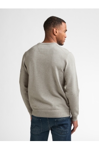 Petrol Industries Men Knitwear Round Neck Basic ice grey