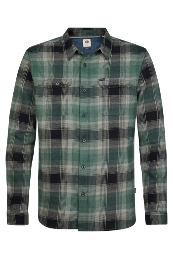Petrol Industries Men Shirt Long Sleeve Check