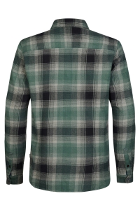 Petrol Industries Men Shirt Long Sleeve Check teal green