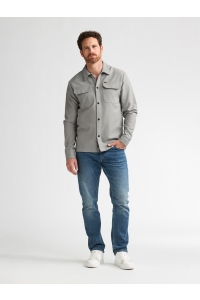 Petrol Industries Men Shirt Long Sleeve Uni ice grey