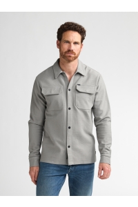 Petrol Industries Men Shirt Long Sleeve Uni ice grey