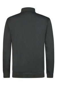 Petrol Industries Men Sweater Collar Zip steel green