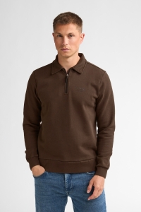 Petrol Industries Men Sweater Collar cedar brown