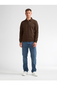 Petrol Industries Men Sweater Collar cedar brown