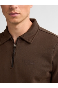 Petrol Industries Men Sweater Collar cedar brown