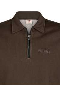 Petrol Industries Men Sweater Collar cedar brown