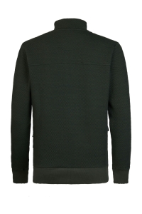 Petrol Industries Men Sweater Collar Zip deep green