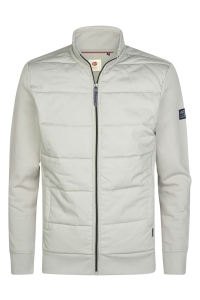 Petrol Industries Men Sweater Collar Zip ice grey