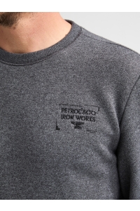 Petrol Industries Men Sweater Round Neck iron steel