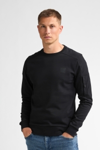Petrol Industries Men Sweater Round Neck deep black