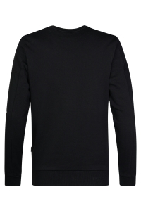 Petrol Industries Men Sweater Round Neck deep black