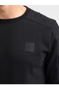 Petrol Industries Men Sweater Round Neck deep black