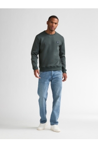Petrol Industries Men Sweater Round Neck steel green