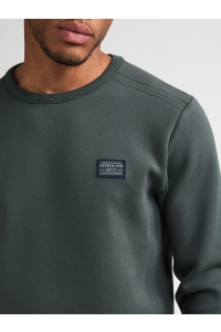 Petrol Industries Men Sweater Round Neck steel green