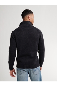 Petrol Industries Men Knitwear Collar deep black