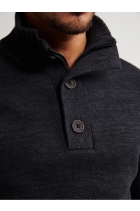 Petrol Industries Men Knitwear Collar deep black