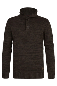 Petrol Industries Men Knitwear Collar cedar brown