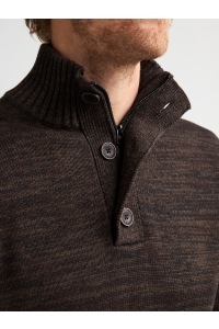 Petrol Industries Men Knitwear Collar cedar brown