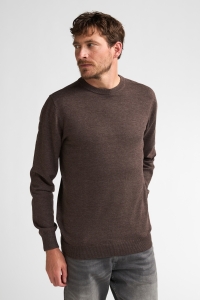 Petrol Industries Men Knitwear Round Neck Basic cedar brown