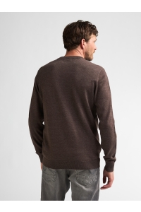 Petrol Industries Men Knitwear Round Neck Basic cedar brown