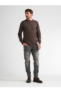 Petrol Industries Men Knitwear Round Neck Basic cedar brown