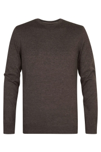Petrol Industries Men Knitwear Round Neck Basic cedar brown