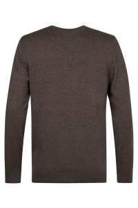 Petrol Industries Men Knitwear Round Neck Basic cedar brown