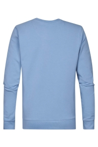 Petrol Industries Men Sweater Round Neck pale blue