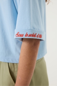 Garcia O262407_girls T-shirt ss 2725-powder blue