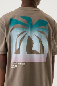 Garcia O263414_boys T-shirt ss 5068-taupe grey