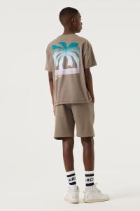Garcia O263414_boys T-shirt ss 5068-taupe grey