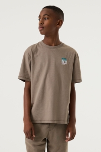 Garcia O263414_boys T-shirt ss 5068-taupe grey
