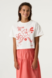 Garcia P262603_girls T-shirt ss 53-off white