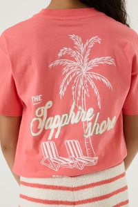 Garcia P262604_girls T-shirt ss 1005-coral crush