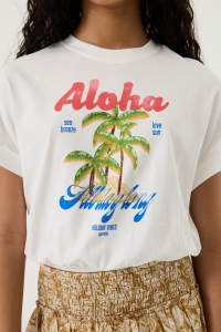 Garcia P262607_girls T-shirt ss 53-off white