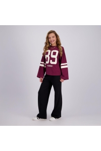 Raizzed Tiana T-shirt maroon banner