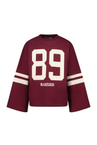Raizzed Tiana T-shirt maroon banner
