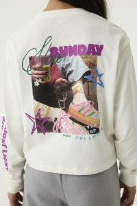 Garcia S262604_girls T-shirt ls 53-off white