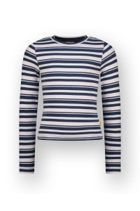 Vingino Basic-Tee Stripe dark blue