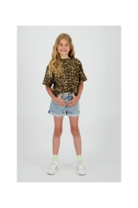 vingino Icon-logo tee animal multicolor brown