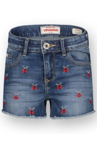 vingino Dafina Cherry mid blue wash