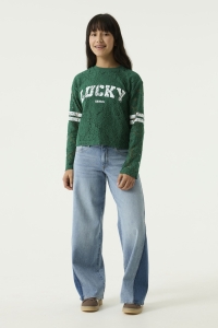Garcia T262407_girls T-shirt ls 5834-forest leaf