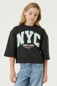 Garcia T262462_girls sweat 4449-smokey grey