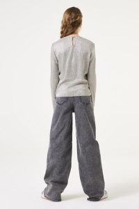 Garcia W42403_girls T-shirt ls 2155-silver grey