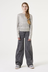 Garcia W42403_girls T-shirt ls 2155-silver grey